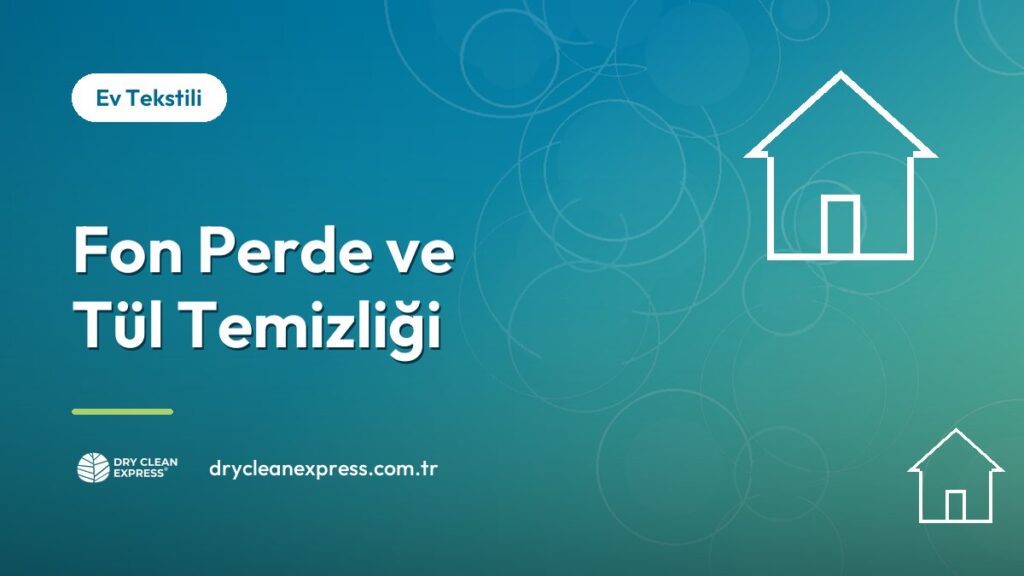 Fon perde ve tül perdenin temizlenmesi